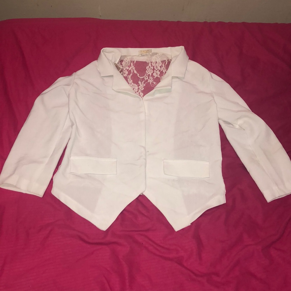 White blazer